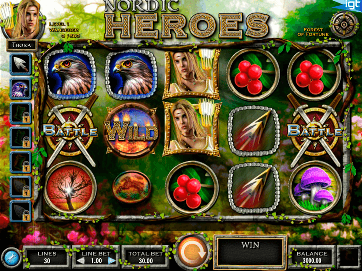 nordic heroes igt slot machine