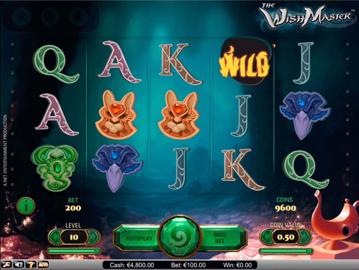 wish master netent slot machine