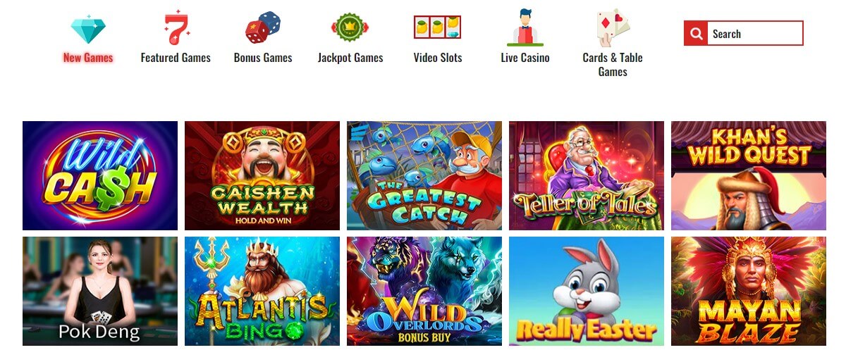 14red casino games