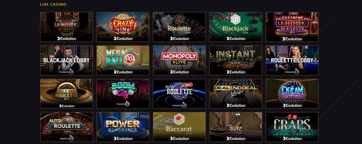 21 live casino