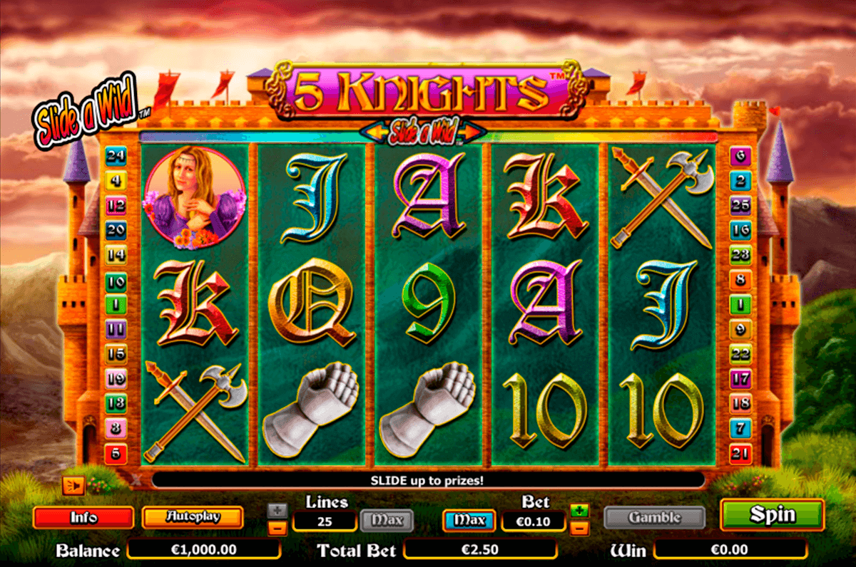 knights netgen gaming slot machine