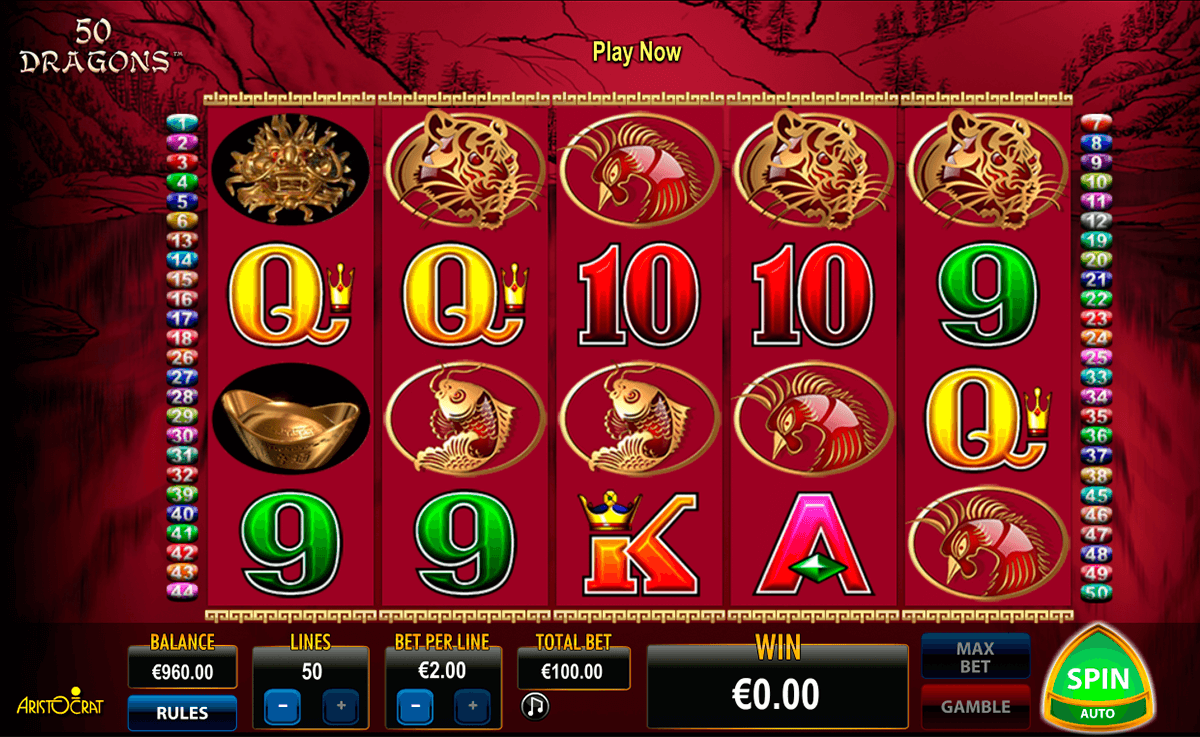 50 Dragons Slot Machine