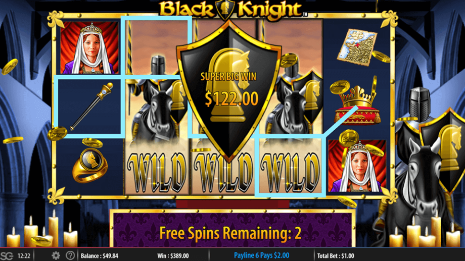 The Black Knight bonus game