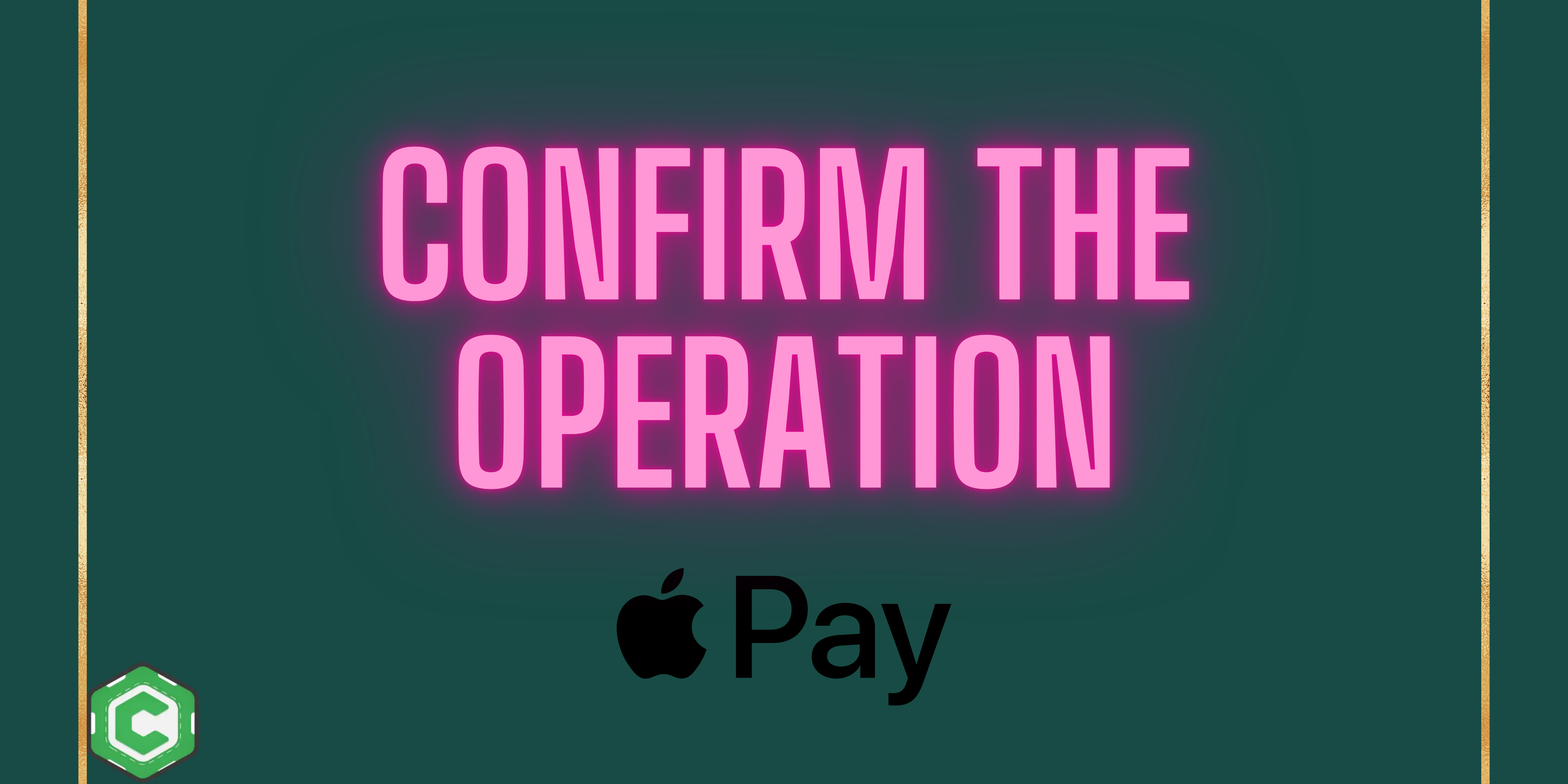 Confirm the operation