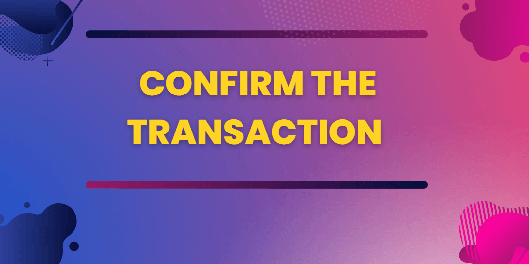 Confirm the transaction on the page of your payment service