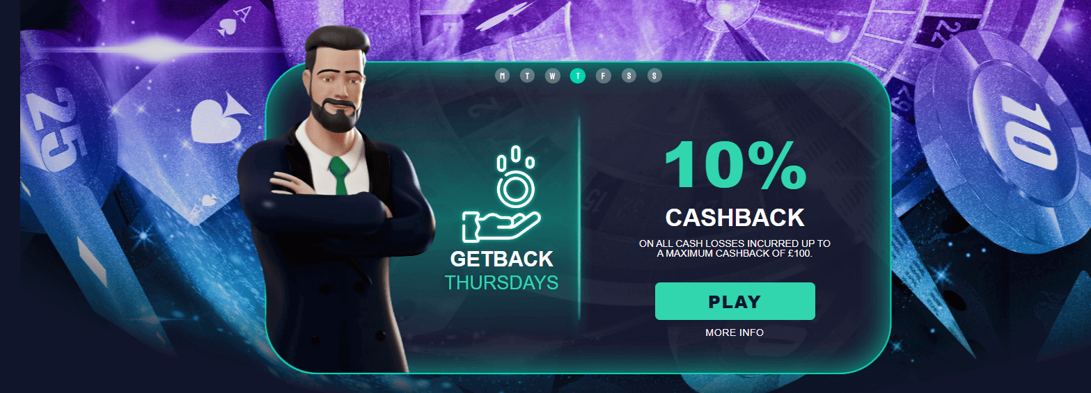 JonnyJackpot casino bonus