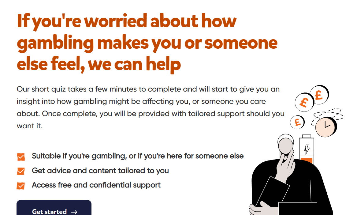 Review the responsible gambling tools available