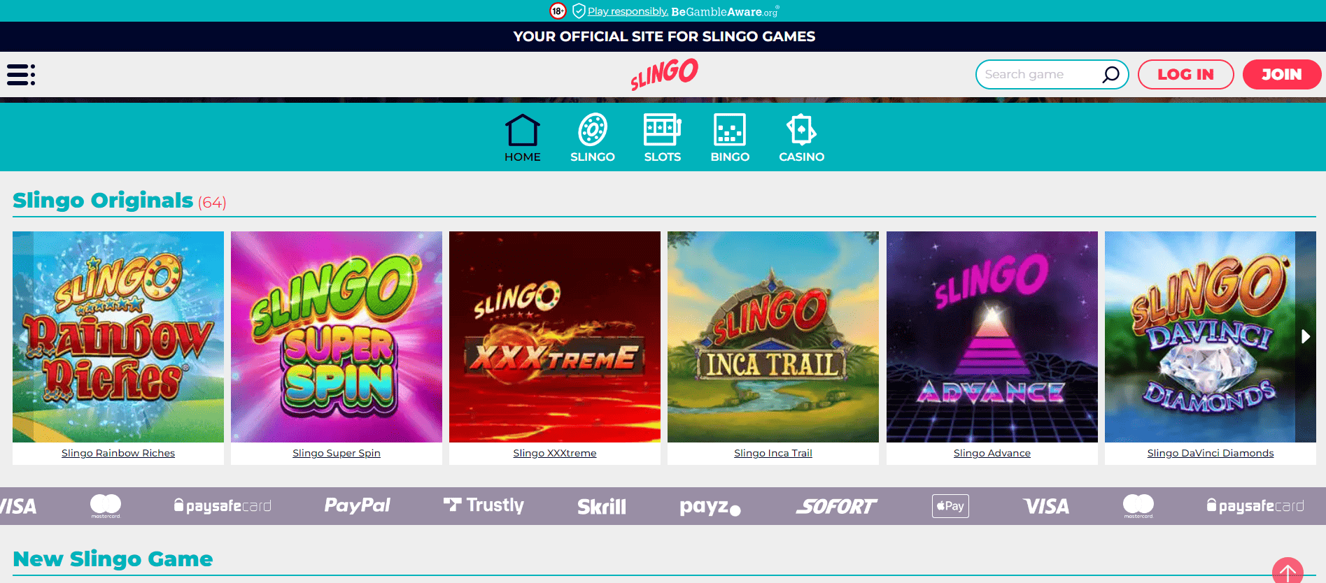 Slingo Online Casino