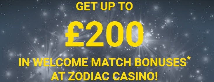 Get up to 200 GBP in welcome match bonuses