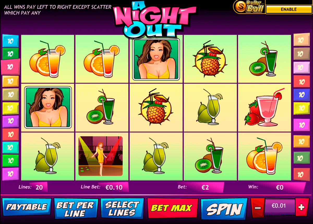 a night out playtech slot machine 