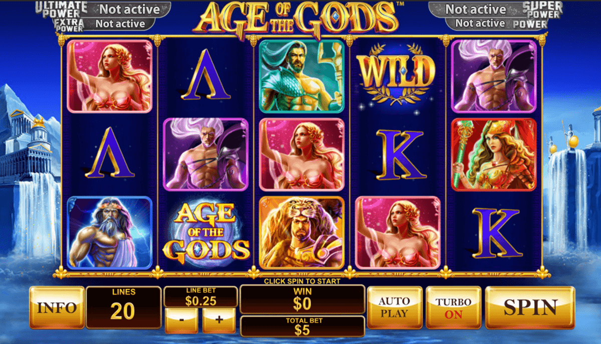 age of the gods playtech slot machine