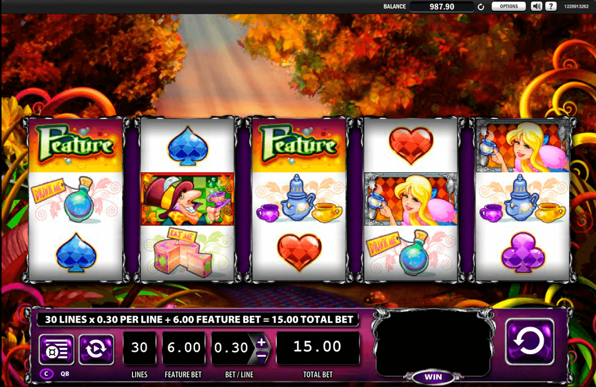 Alice And The Mad Tea Party Slot Machine