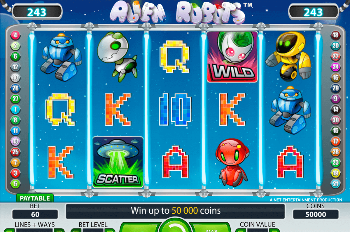 Alien Robots Slot Machine