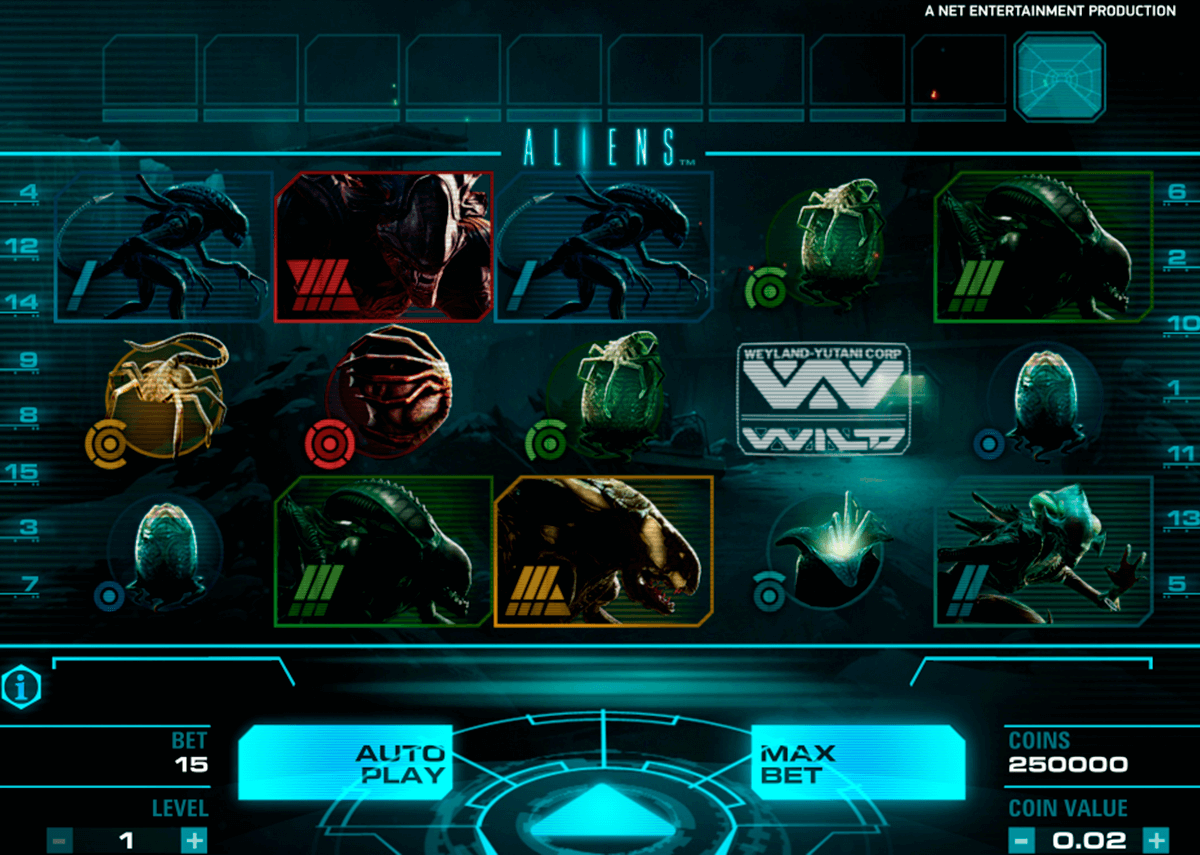 aliens netent slot machine 