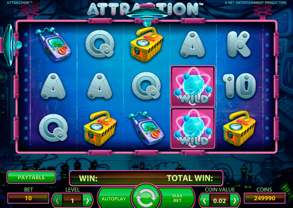 attraction netent slot machine