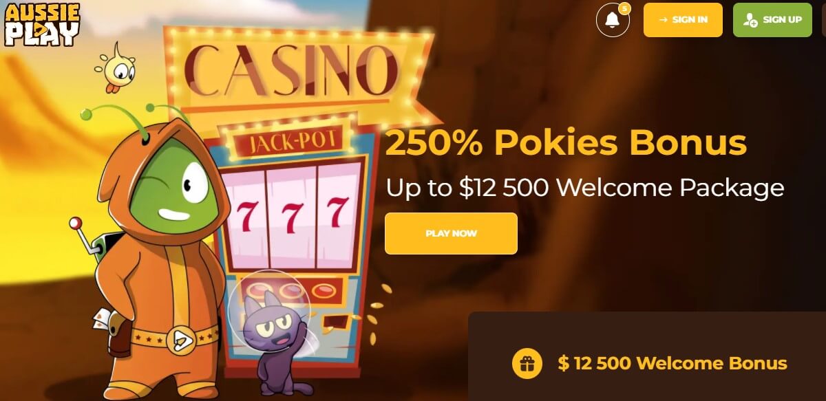 aussie play casino welcome bonus