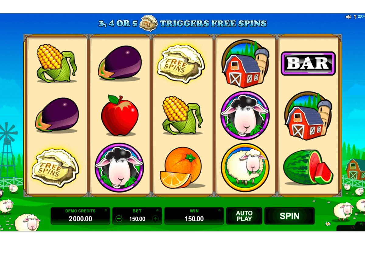 bar bar black sheep 5 reel microgaming slot machine