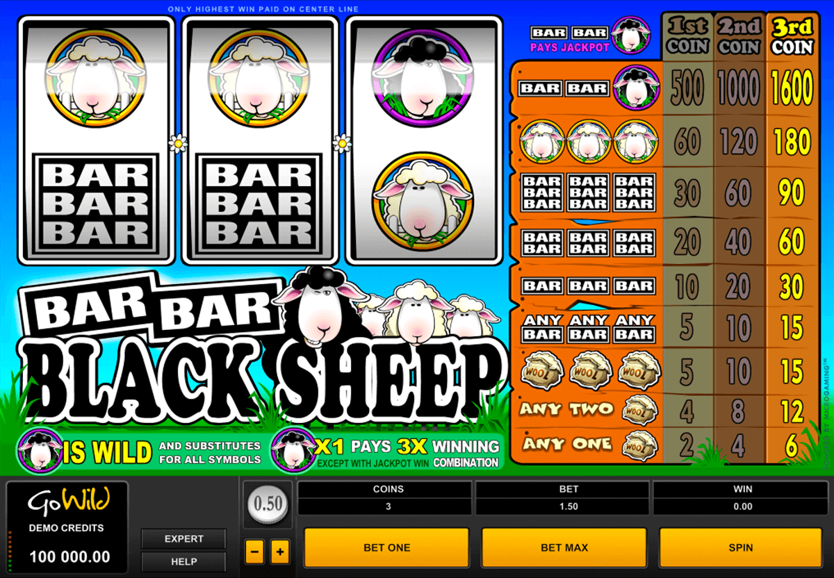 barbarblack sheep microgaming slot machine 