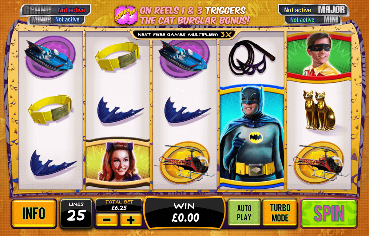 batman catwoman cash playtech slot machine