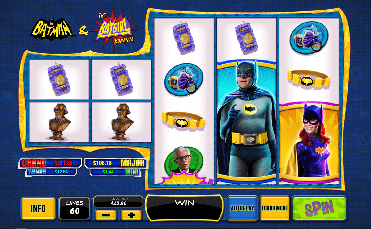 batman the batgirl bonanza playtech slot machine