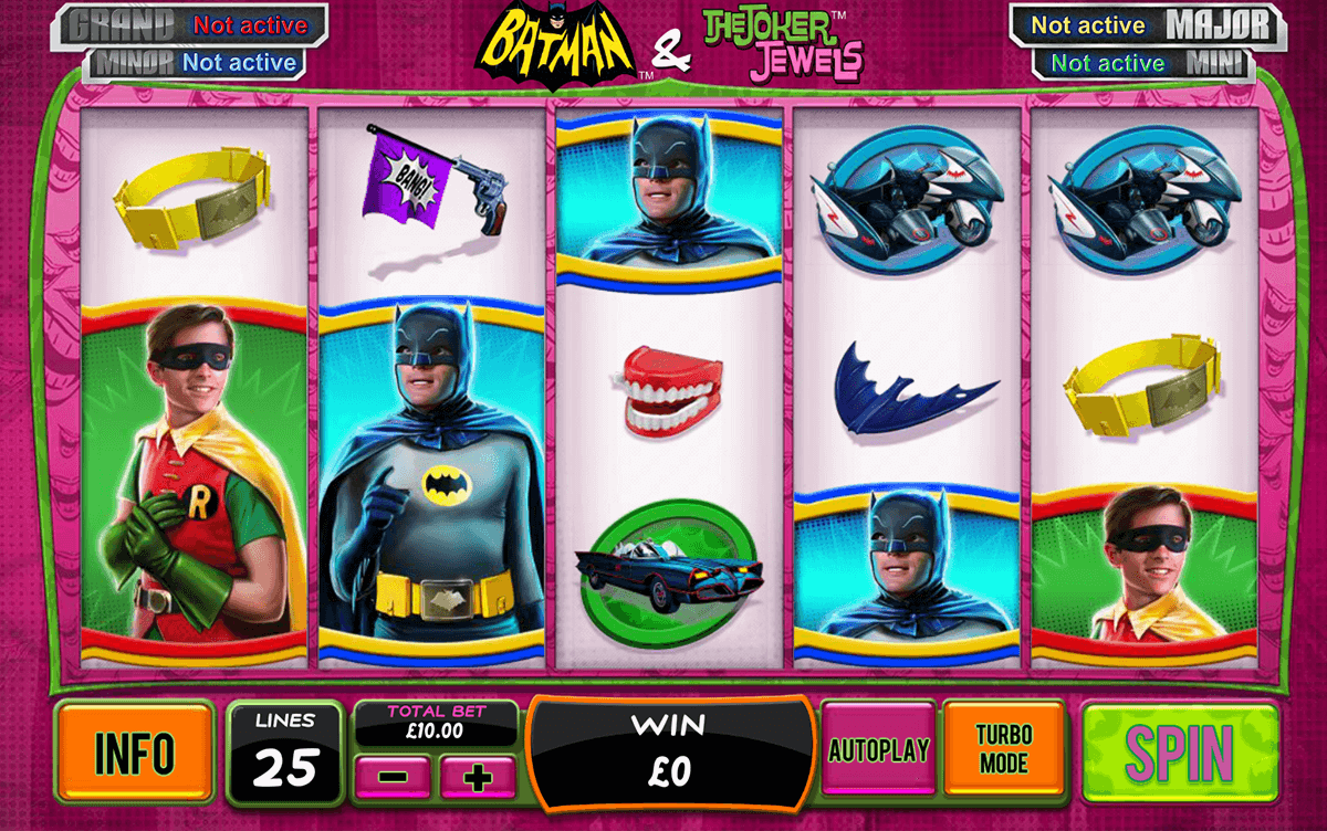 batman the joker jewels playtech slot machine 