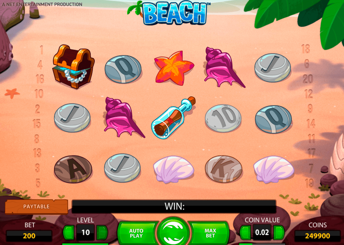 beach netent slot machine