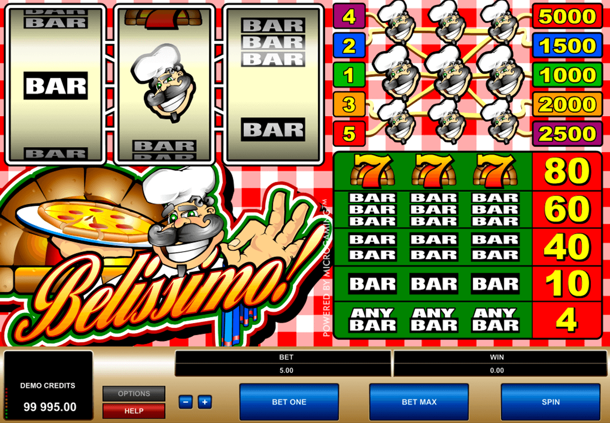belissimo microgaming slot machine