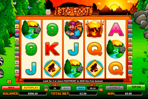 big foot netgen gaming slot machine