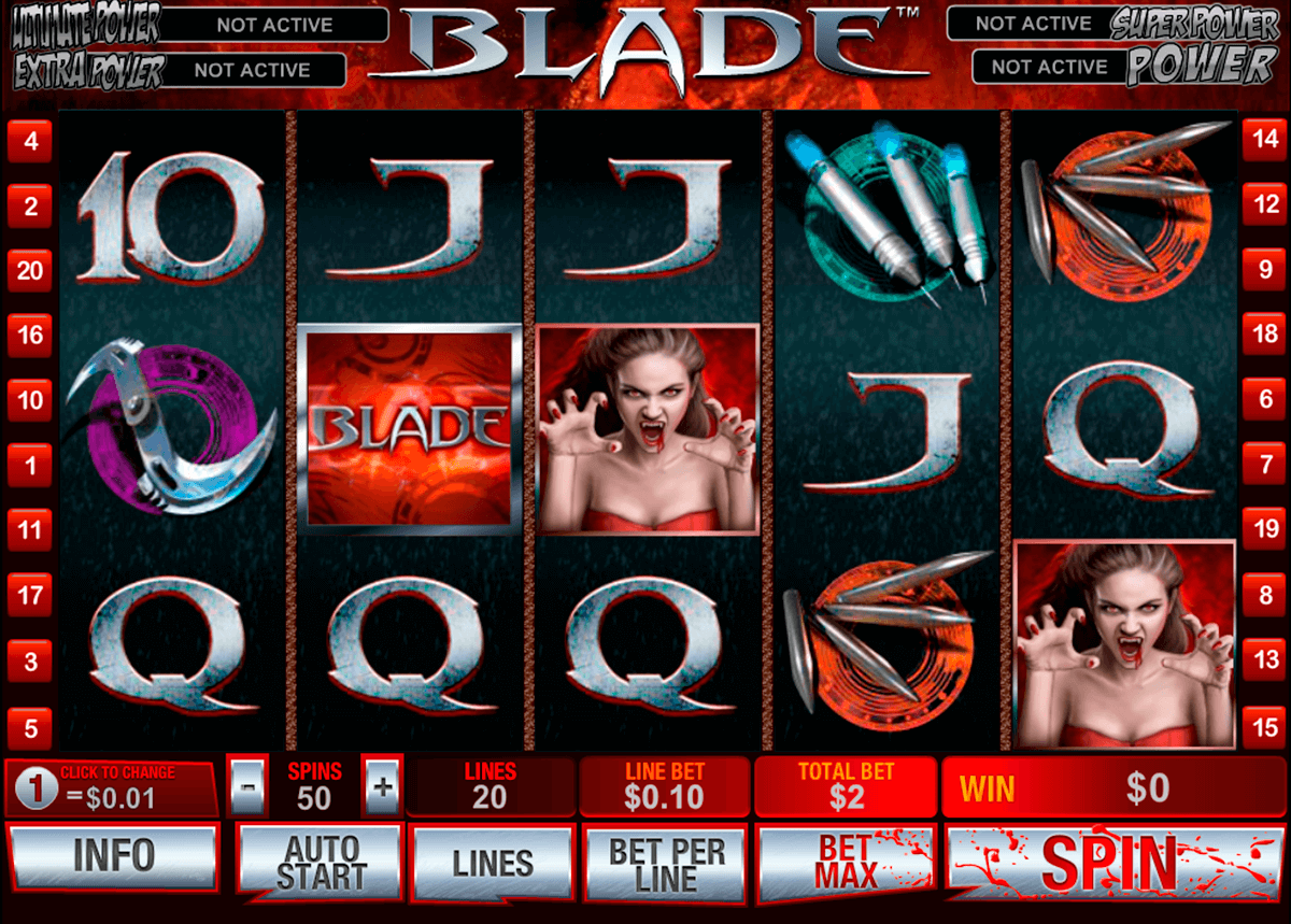 blade playtech slot machine