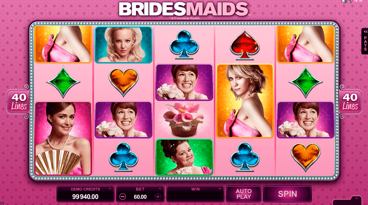 bridesmaids microgaming slot machine 