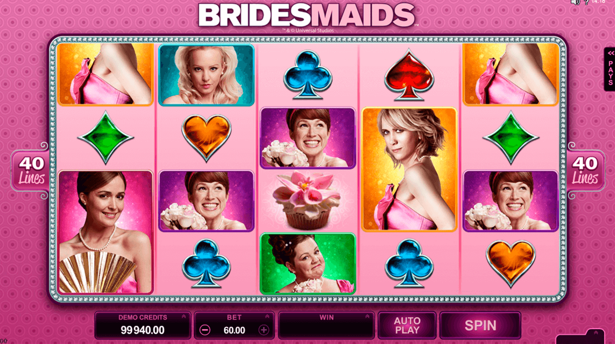 bridesmaids microgaming slot machine