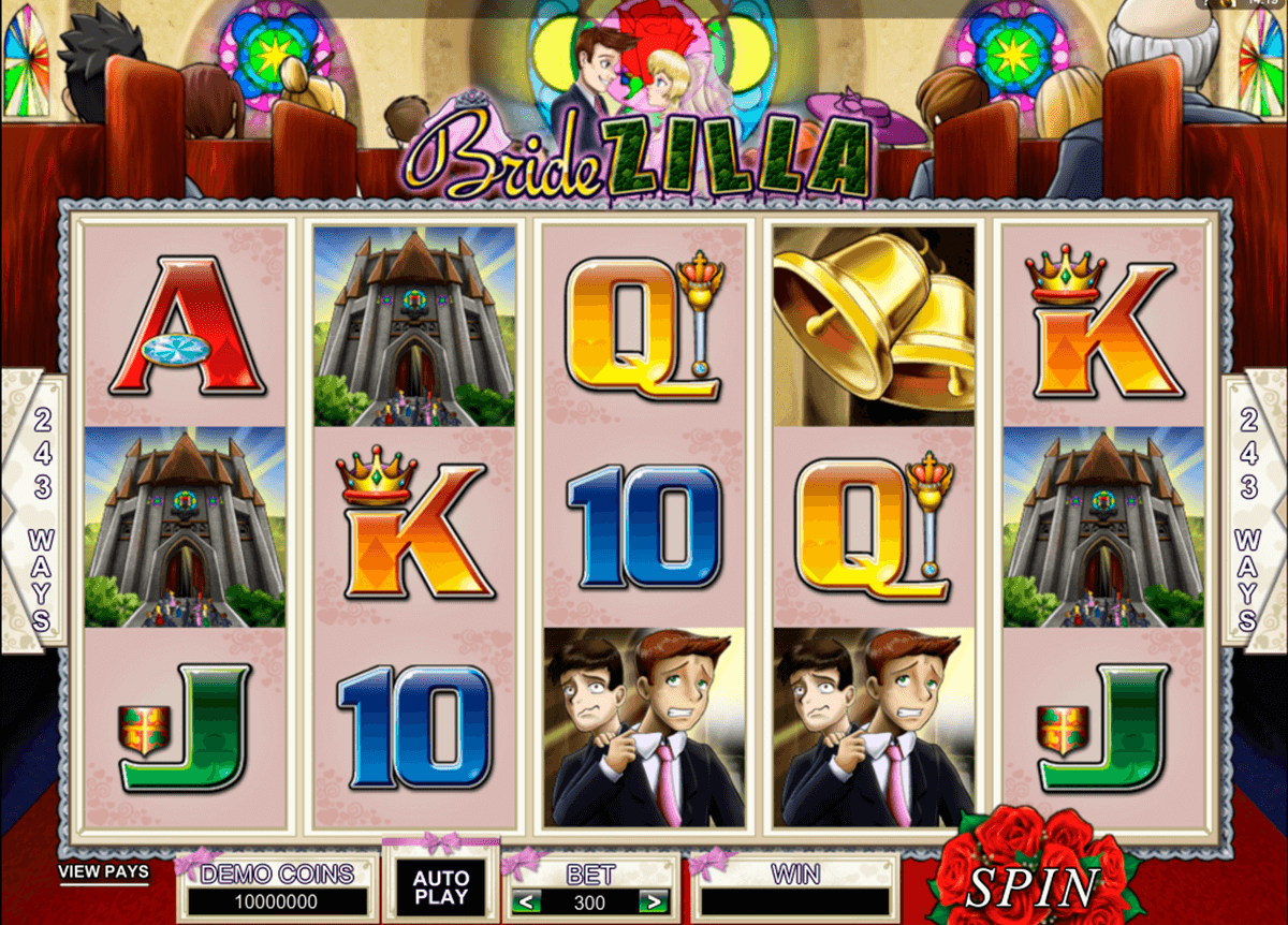 bridezilla microgaming slot machine