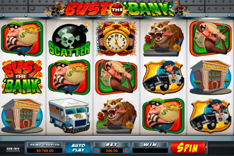 bust the bank microgaming slot machine