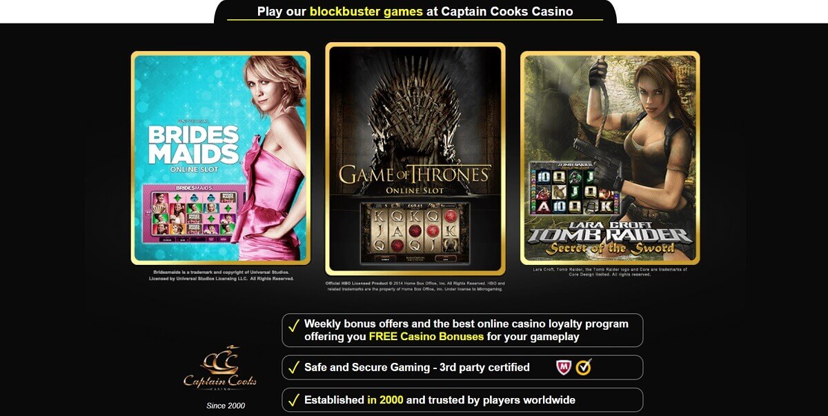 captain cooks casino