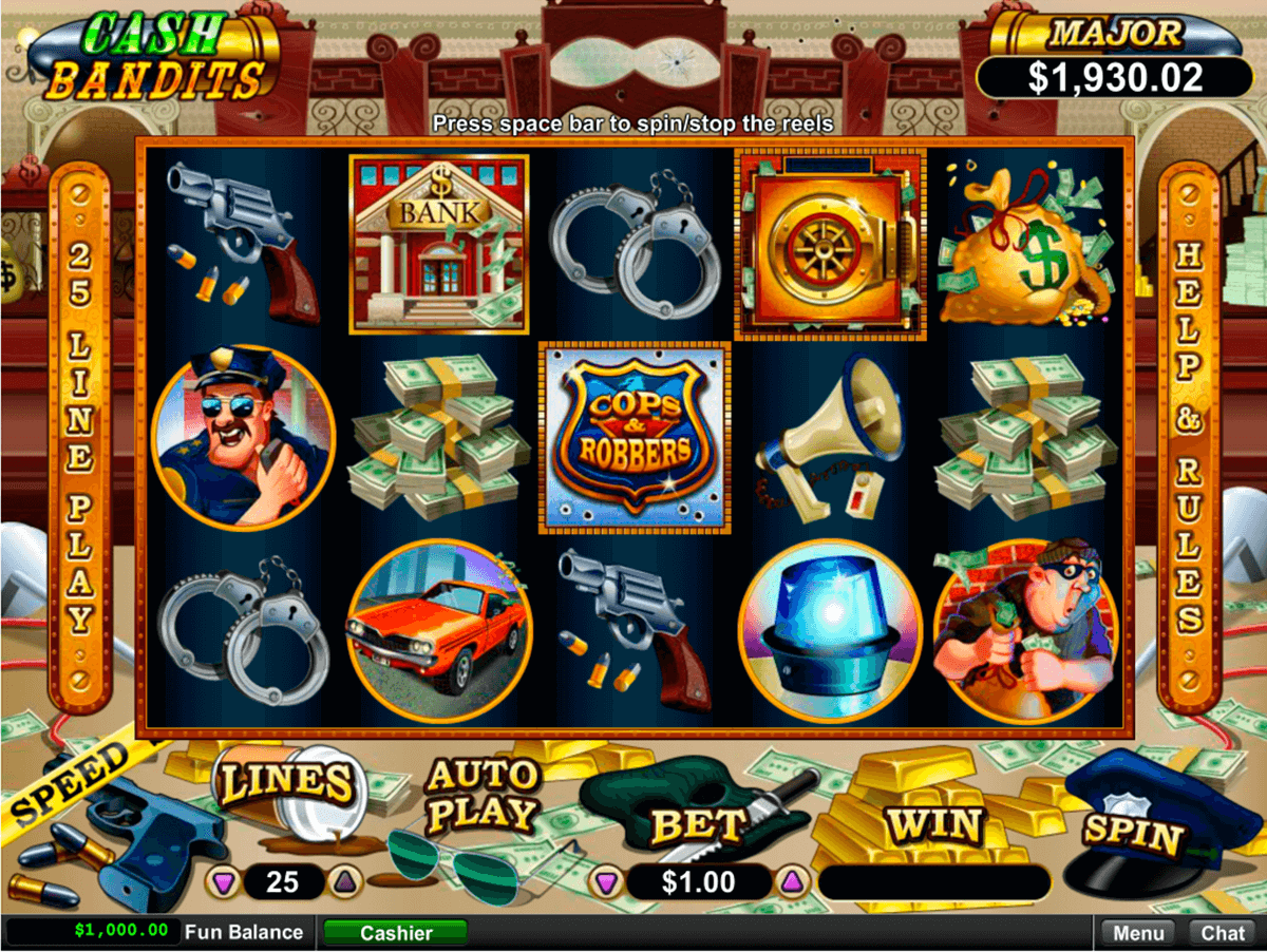 cash bandits rtg slot machine