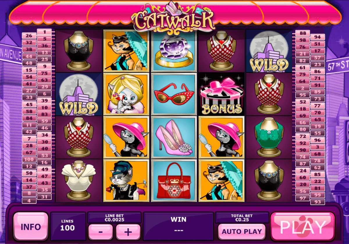 catwalk playtech slot machine