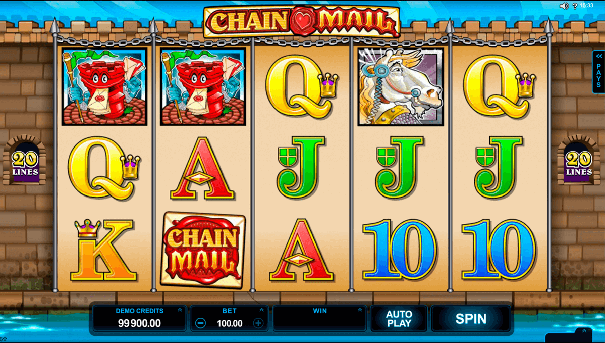 chain mail microgaming slot machine