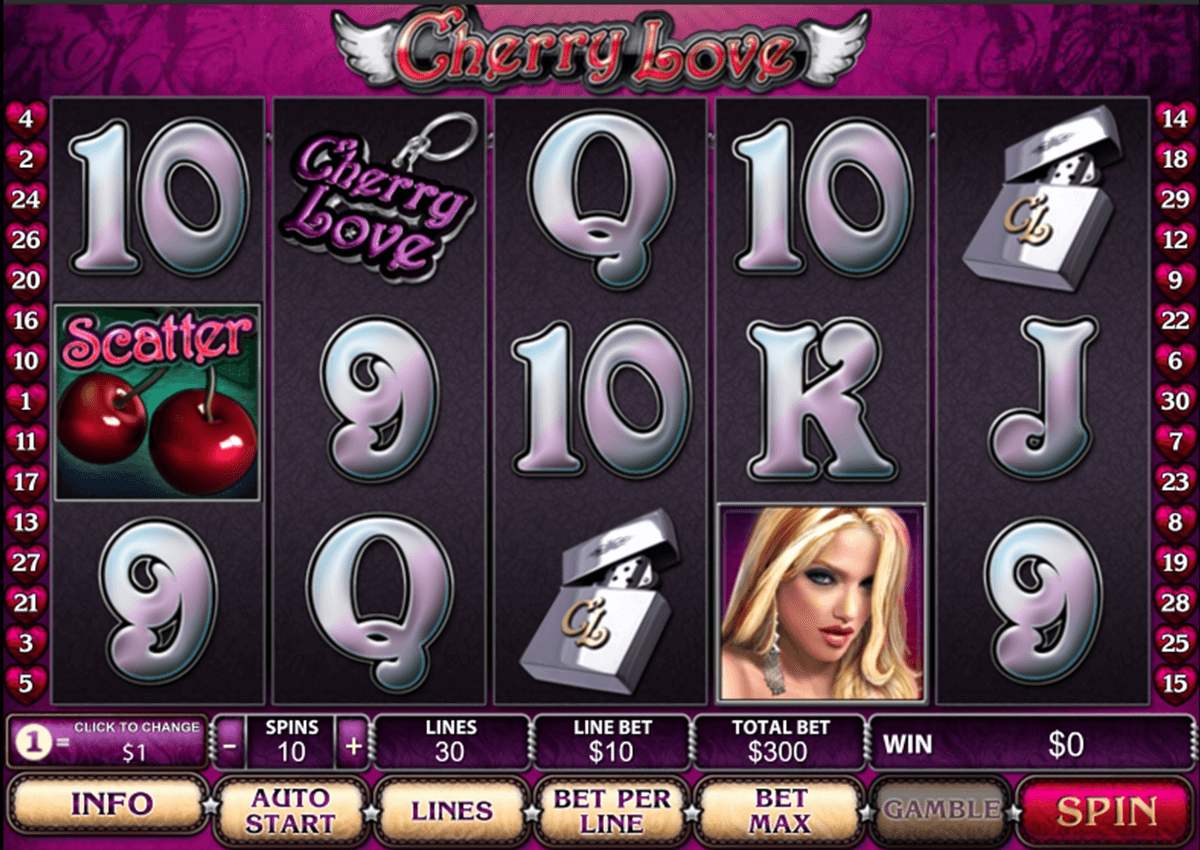 cherry love playtech slot machine
