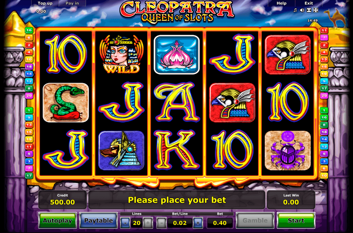 Play Slot Machines For Free Cleopatra