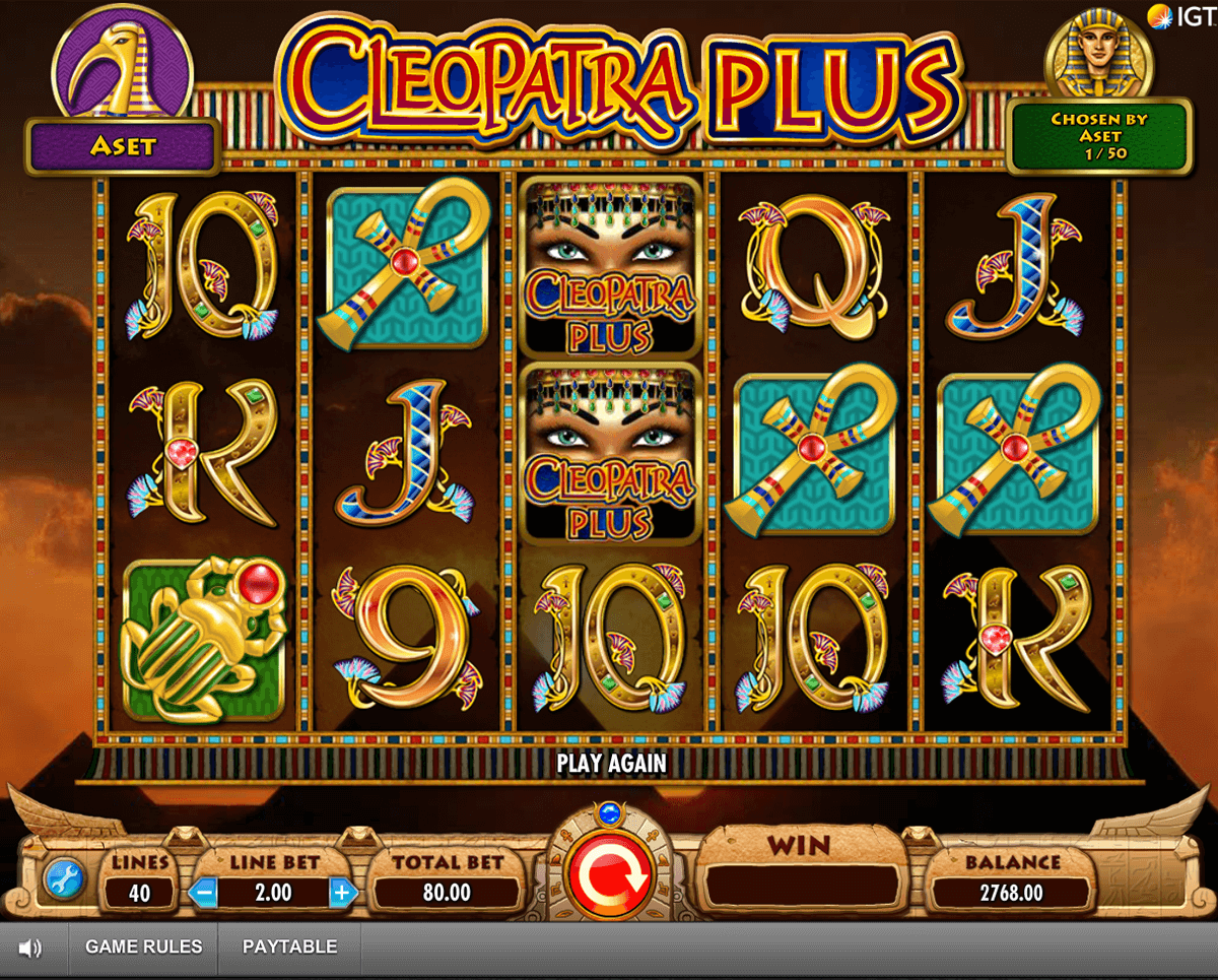cleopatra plus igt slot machine 