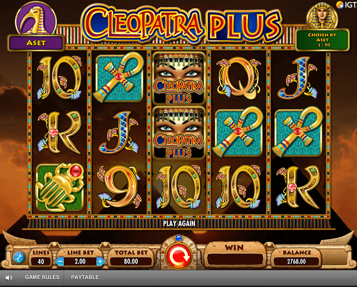 Cleopatra slot machine how to play