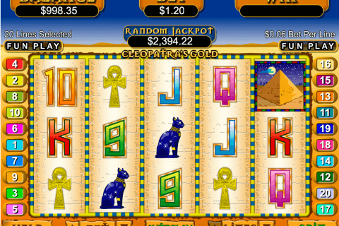 cleopatras gold rtg slot machine
