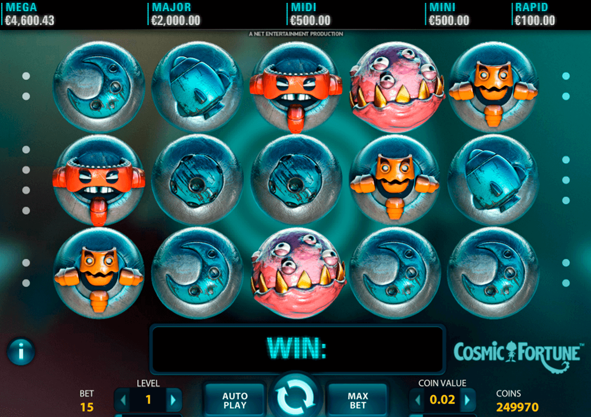 cosmic fortune netent slot machine