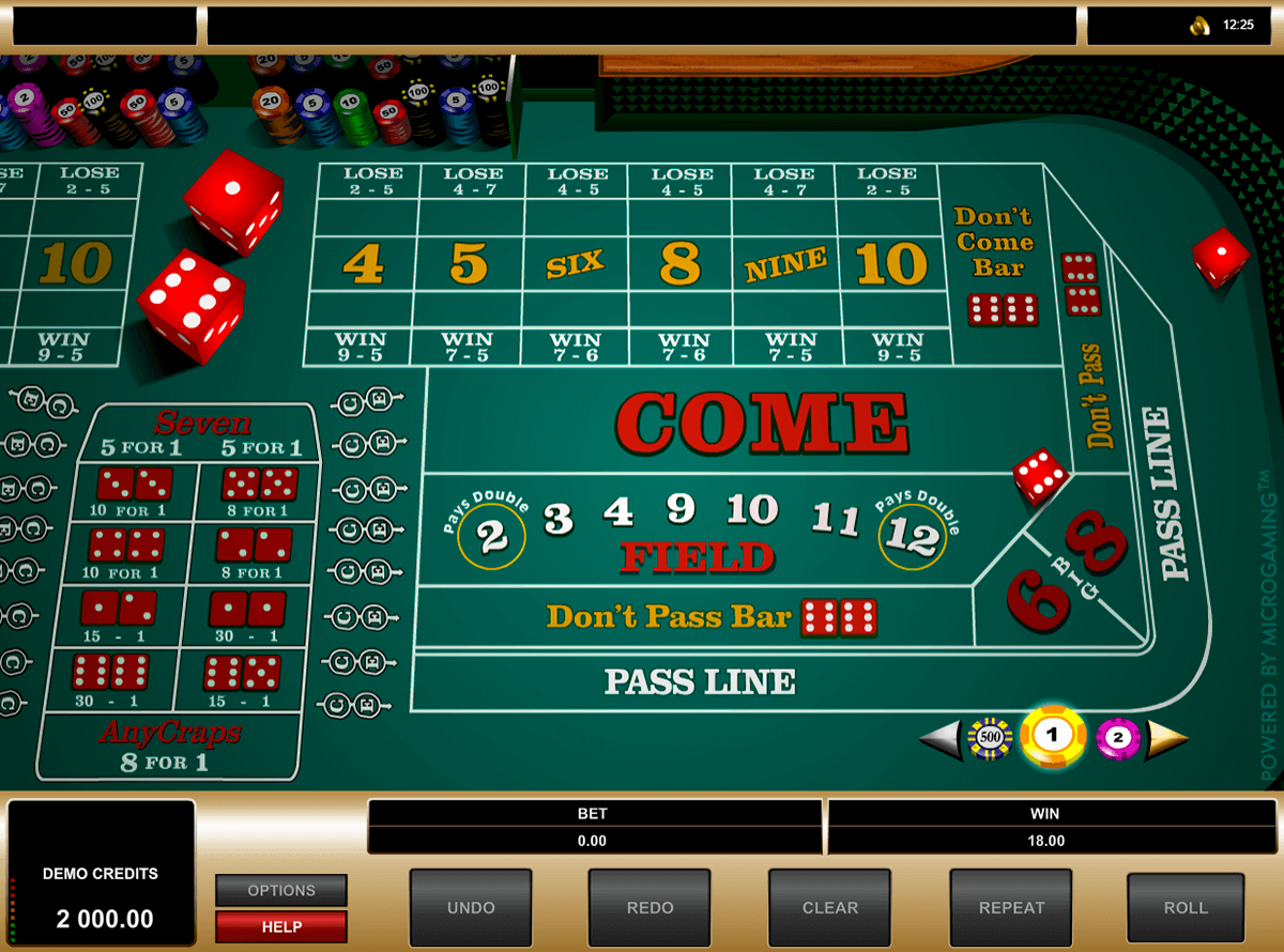 craps microgaming
