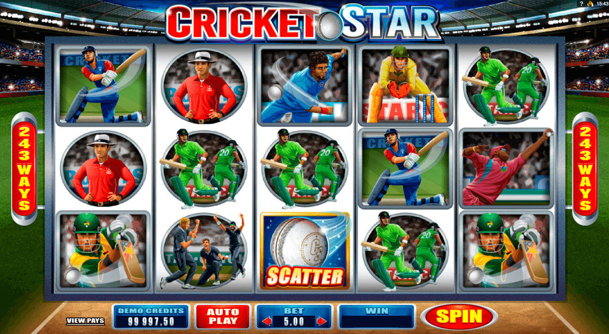 cricket star microgaming slot machine