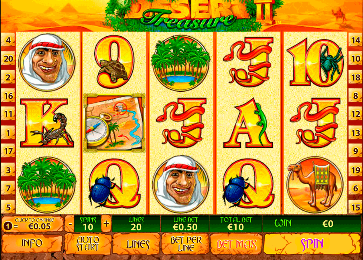 desert treasure ii playtech slot machine