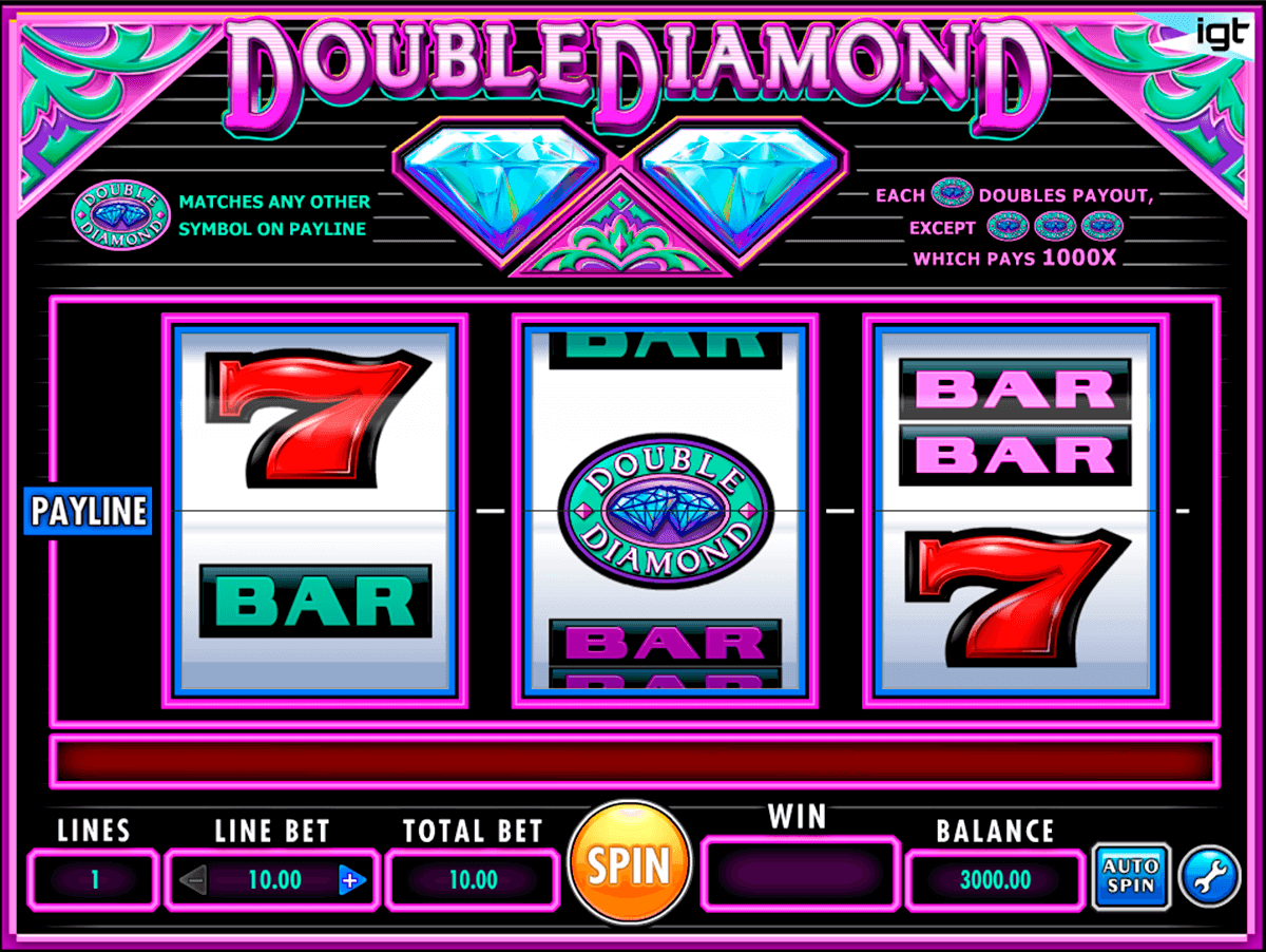 double diamond igt slot machine