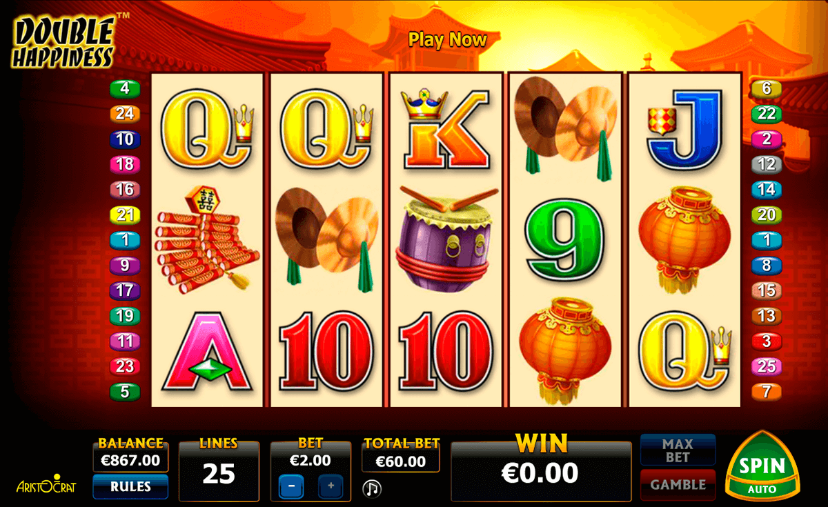 double happiness aristocrat slot machine