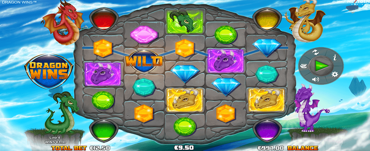 dragon wins netgen gaming slot machine