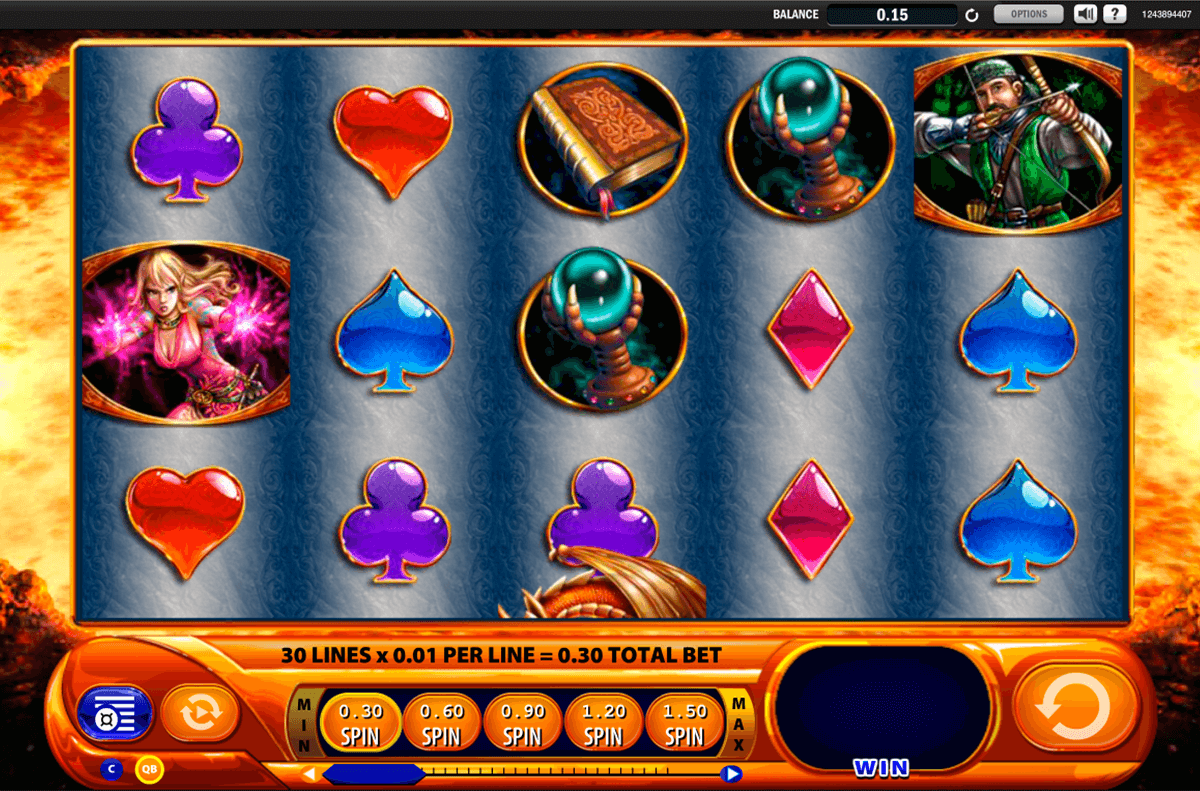 dragons inferno wms slot machine